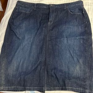 Lane Bryant Denim skirt Size 20. Never worn